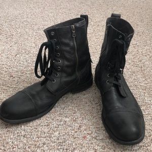 John Varvatos black boots